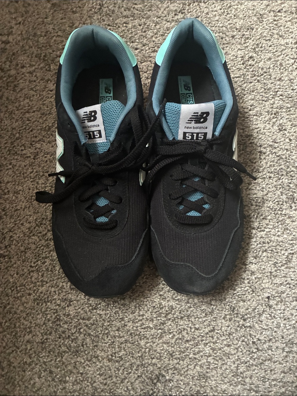 New Balance Black, Teal and Orange Women's Athletic Sneakers